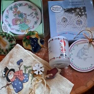 Precious Moments Holiday Ornament Set - Multicolor